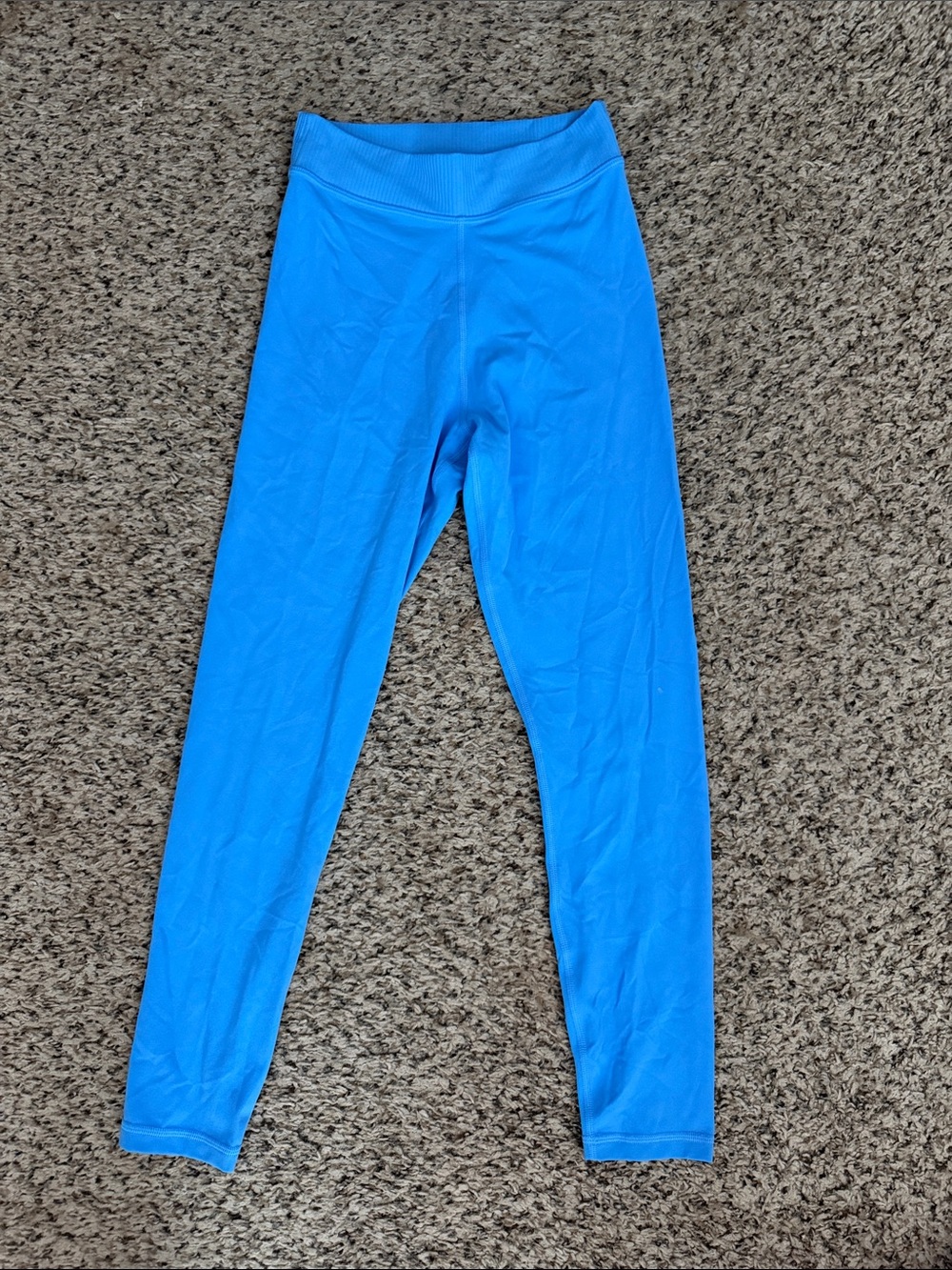 Athleta Bright Blue High-Rise Performance Leggings